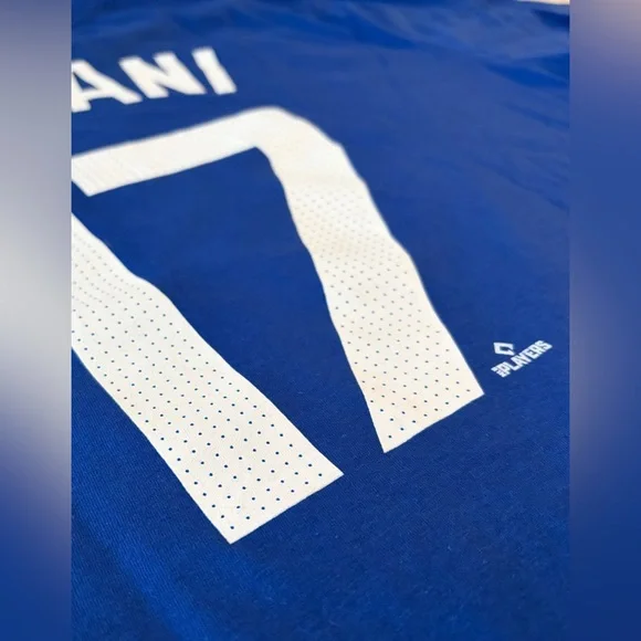 Nike Authentic Los Angeles Dodgers Ohtani #17 World Champions T-Shirt Mens 3XL - Picture 7 of 7